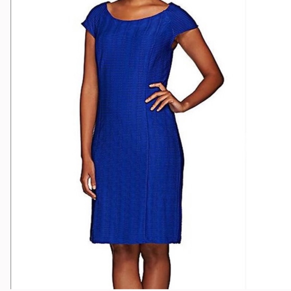 Linea by Louis Dell’Olio Royal Blue Shift Dress 8